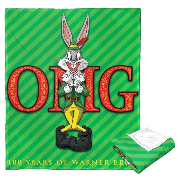 Warner Bros 100 Omg Kids Silk Touch Throw Blanket