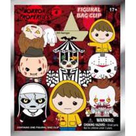 Warner Bros. 3D Figural Foam Bag Clip Horror Series 4 Mystery Pack