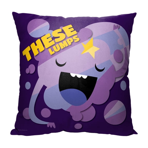 Warner Bros Adventure Time These Lumps Kids Printed Throw Pillow, 18 x 18 inches