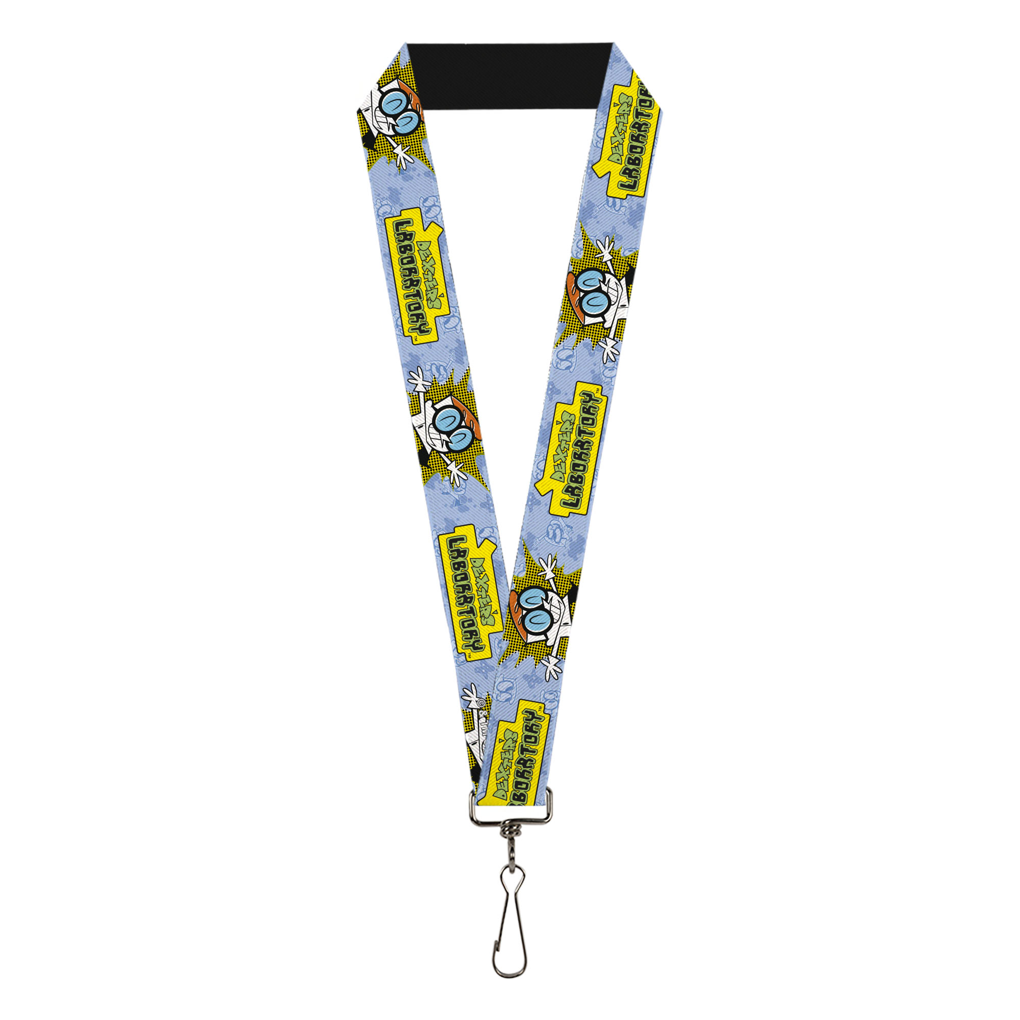 Lab Tech Landyard Cartoon Network Lanyard, Dexters Laboratory Title Logo and Pose Blues ...