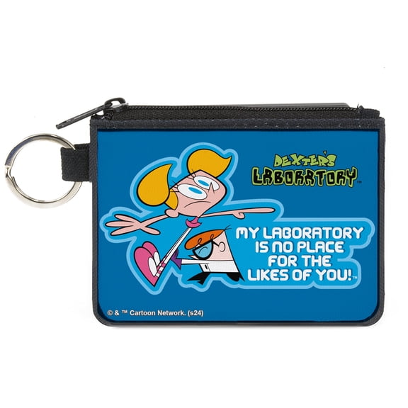 Warner Bros. Animation Wallet, Coin Purse, Dexters Laboratory No Place For the Likes of You Pose Blues, Canvas