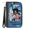 thumbnail image 1 of Warner Bros. Animation Wallet, Zip Around, Steven Universe Ladies Love a Hero Group Pose Blues, Vegan Leather, 1 of 7