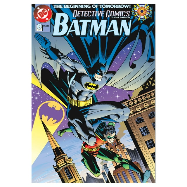Warner Bros Batman Comic Cover Printed Multicolor Indoor Area Rug, 4x6