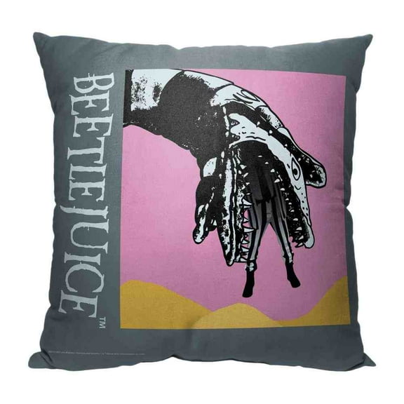 Warner Bros Beetlejuice Devoured Kids Printed Throw Pillow
