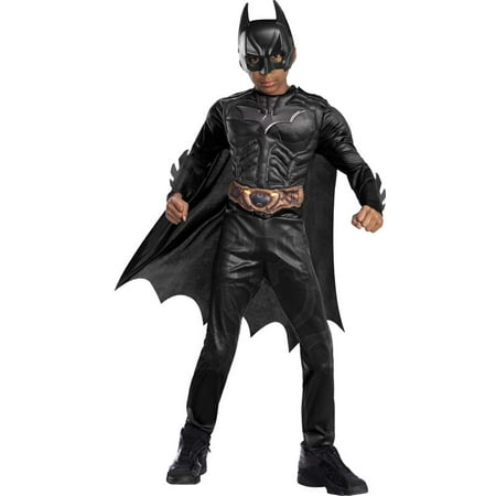 Warner Bros. Dark Knight Batman Boy's Halloween Fancy-Dress Costume for Child, M