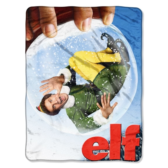 Warner Bros.' Elf "Globe" 46" x 60" Micro Raschel Throw
