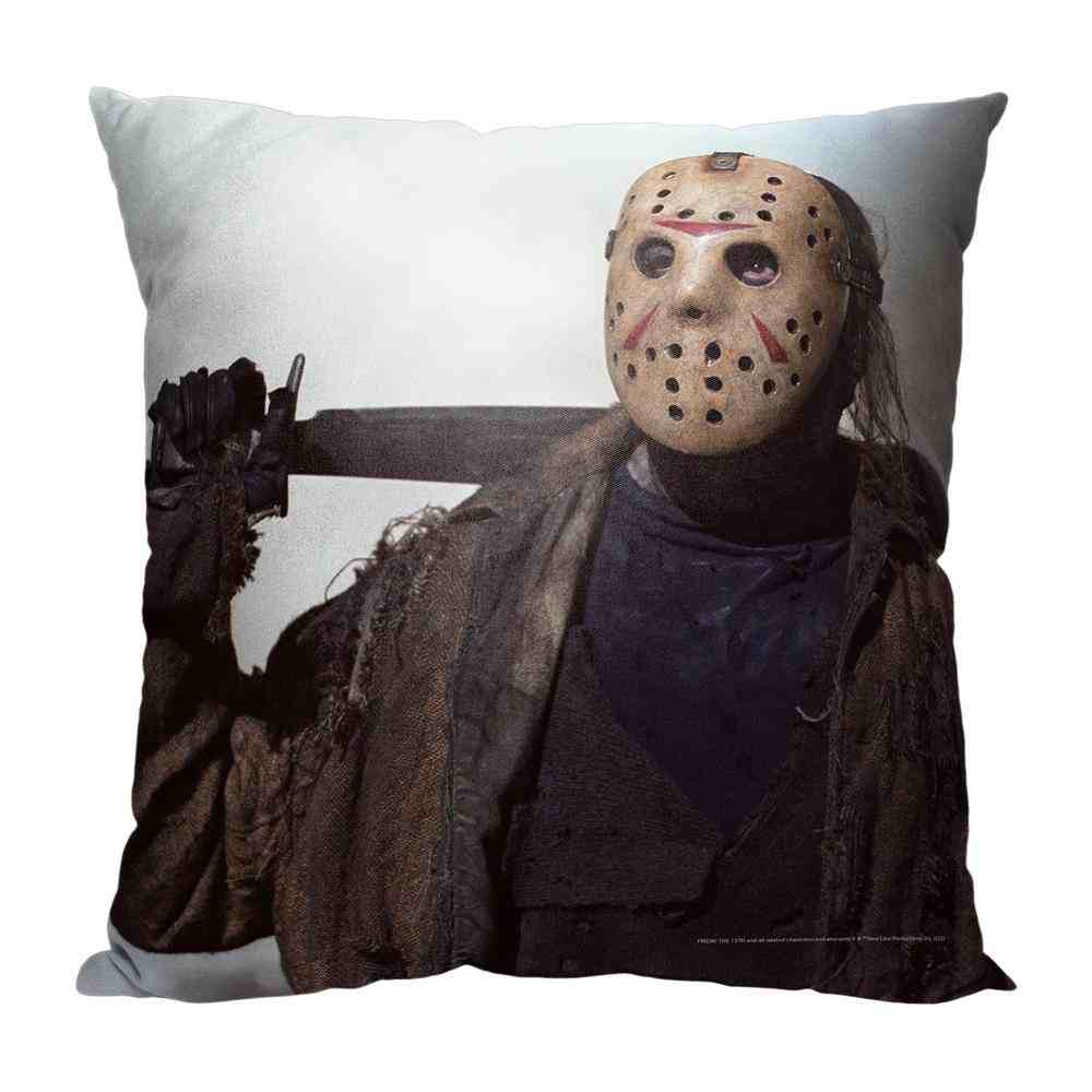 Warner Bros Friday the 13th Stalking Killer Kids Printed Throw Pillow ...