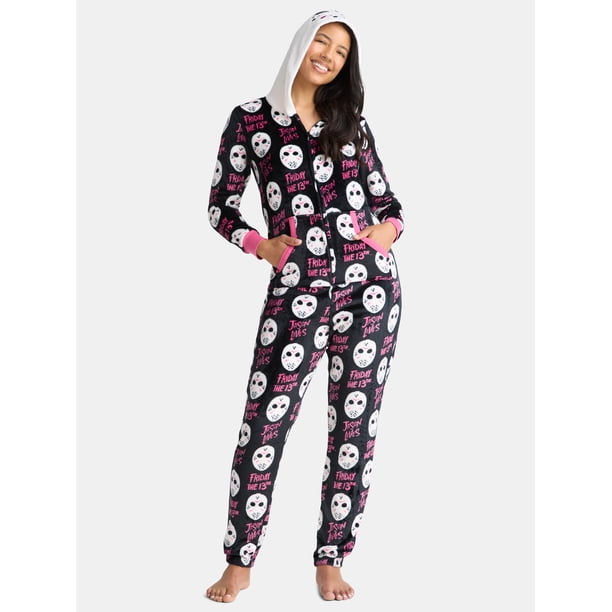 Warner Bros Friday the 13th Women's Jason Graphic Union Suit