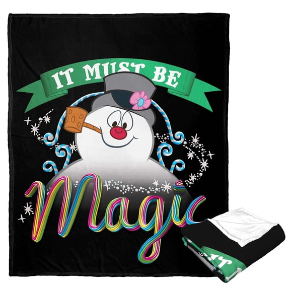 Warner Bros Frosty The Snowman It Must Be Magic Kids Silk Touch Throw Blanket