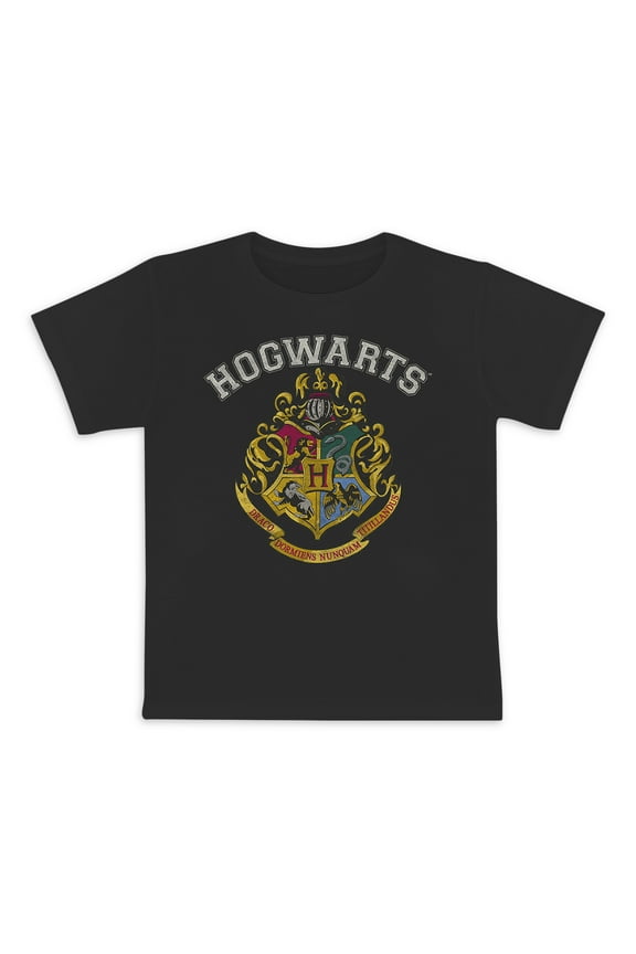 Warner Bros. Harry Potter Hogwarts Girls Short Sleeve Graphic T-Shirt, Sizes 4-16