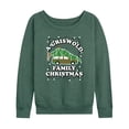 thumbnail image 1 of Warner Bros. - Griswold Family Christmas Tree Women's Lightweight French Terry Wide Neck Long Sleeve Graphic Shirt, 1 of 5