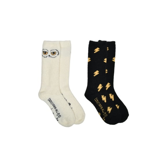 Warner Bros Harry Potter Women's' 2-Pack Boot Socks, Shoe Size 4-10