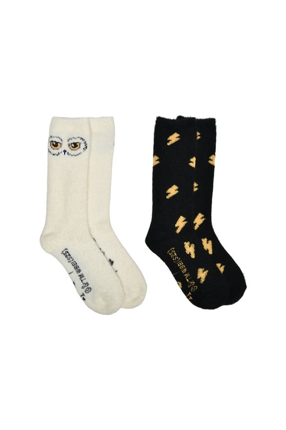 Warner Bros Harry Potter Women's' 2-Pack Boot Socks, Shoe Size 4-10