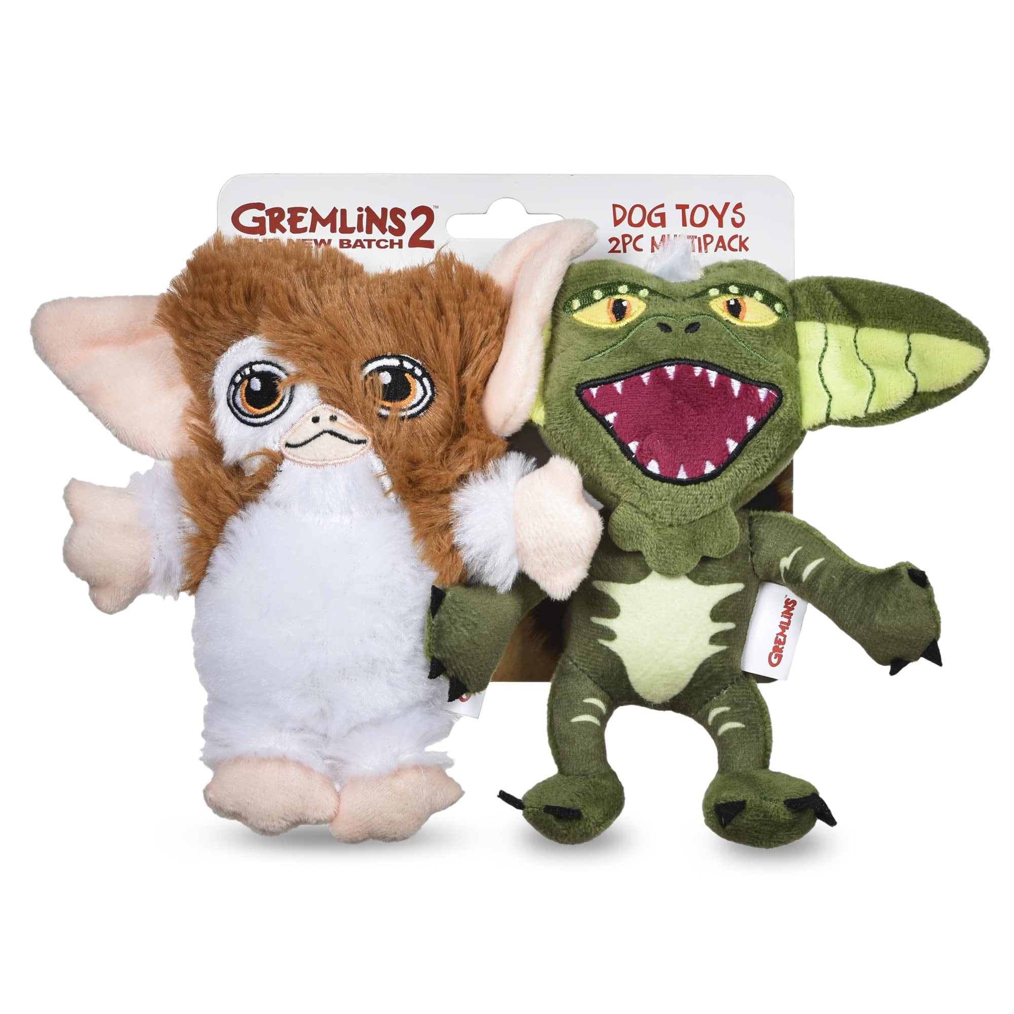 Warner Bros Horror 2Pc Halloween Gremlins Plush Toys for Dogs