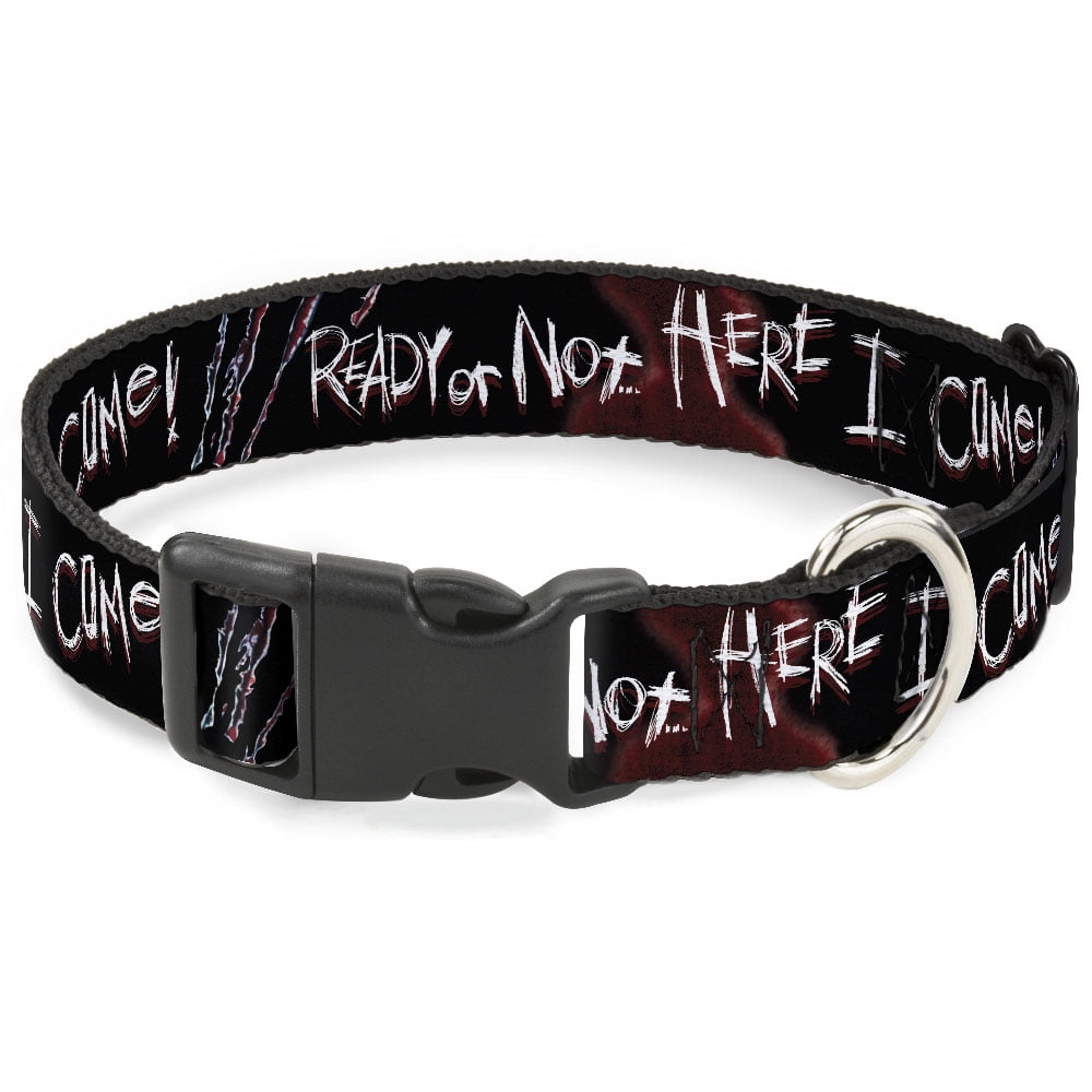 Warner Bros. Horror Movies Pet Collar, Dog Collar Plastic Buckle, A ...