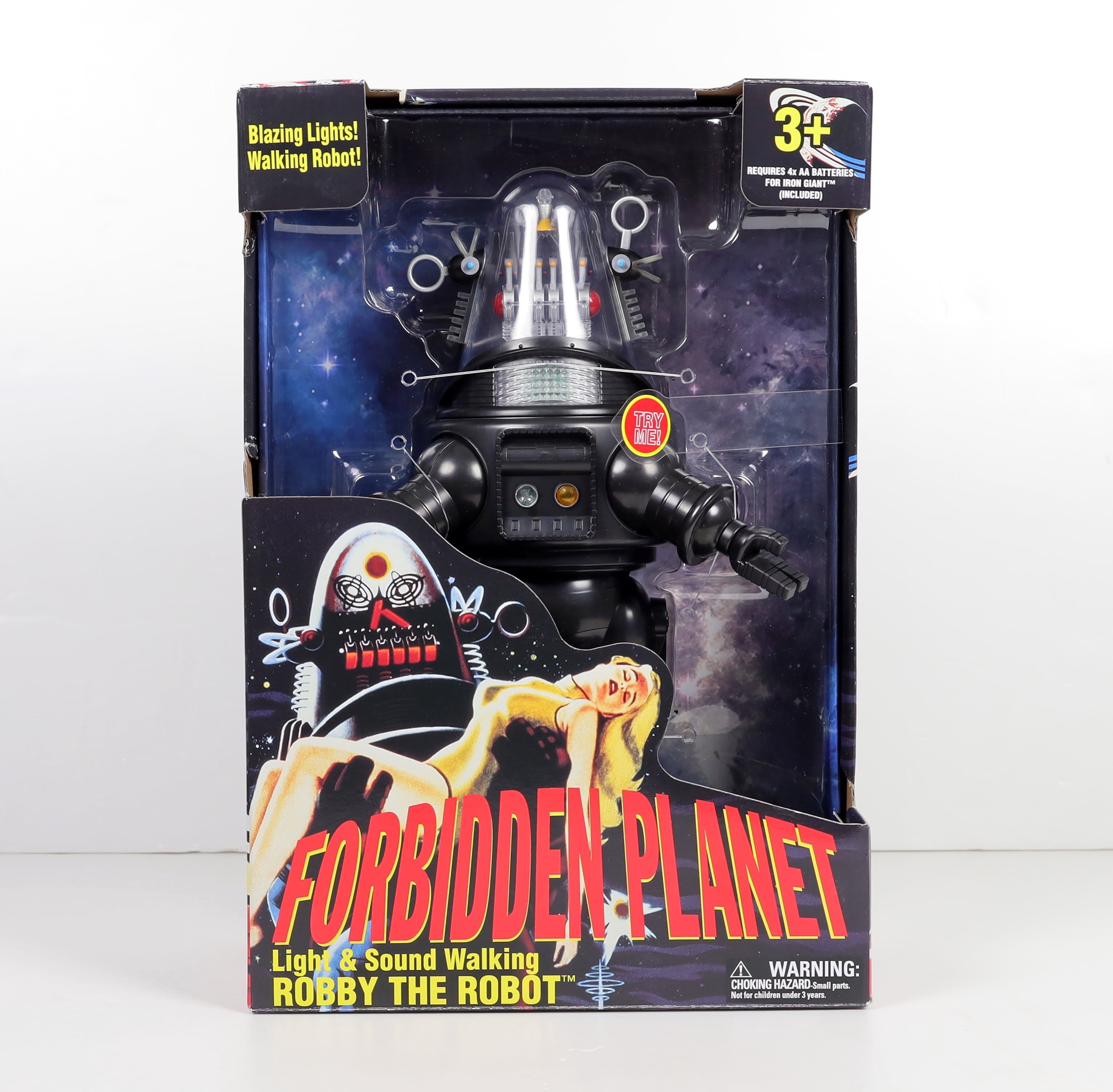 Warner Bros. Vintage Robby The Robot Action Figure Toy - Light