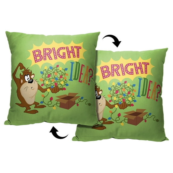 Warner Bros Looney Tunes Bright Idea Kids Printed Throw Pillow, 18 x 18 inches