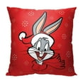 thumbnail image 1 of Warner Bros Looney Tunes Holiday Bugs Kids Printed Throw Pillow, 1 of 2