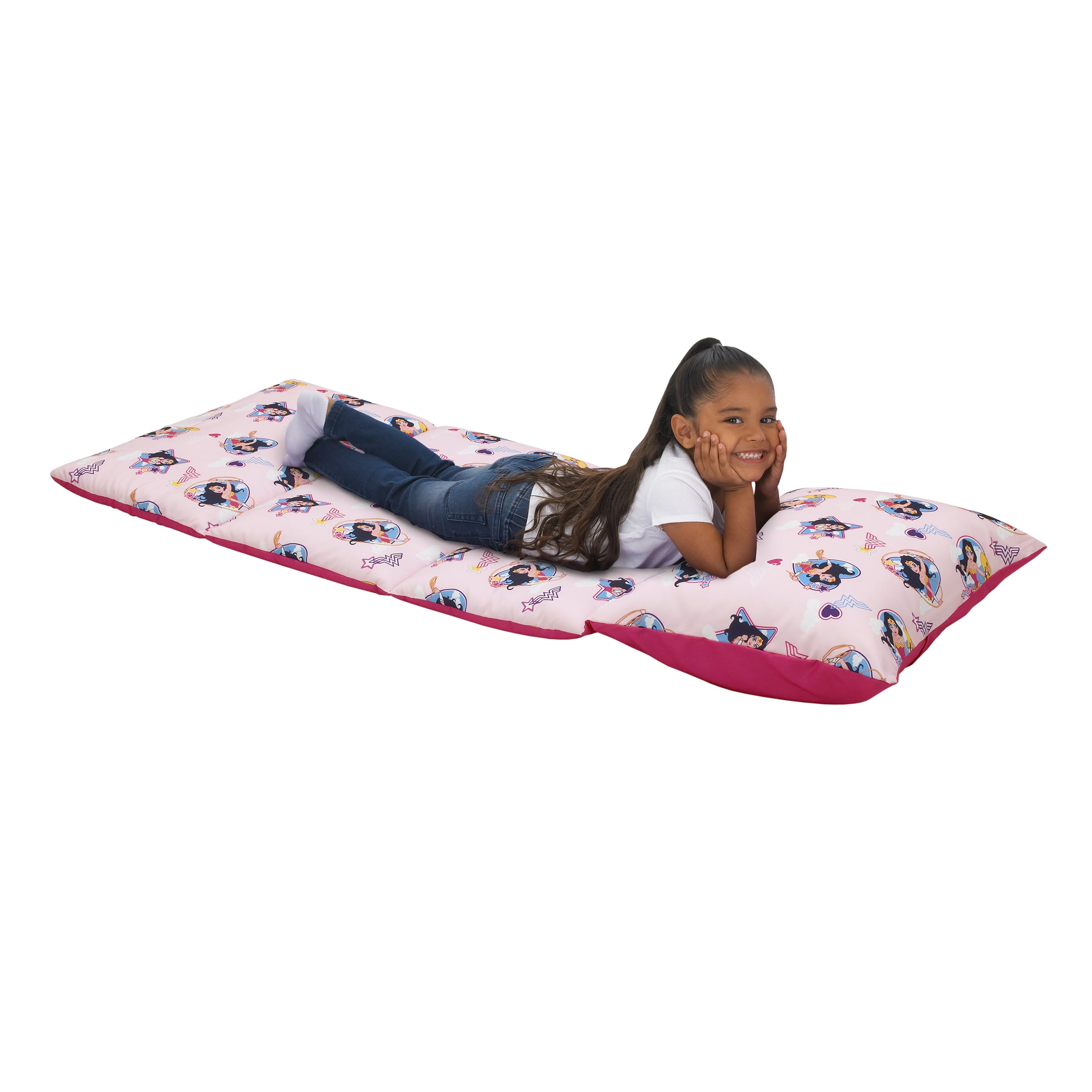 Warner Bros. Polyester Reversible Wonder Woman Deluxe Easy Fold Nap Mat