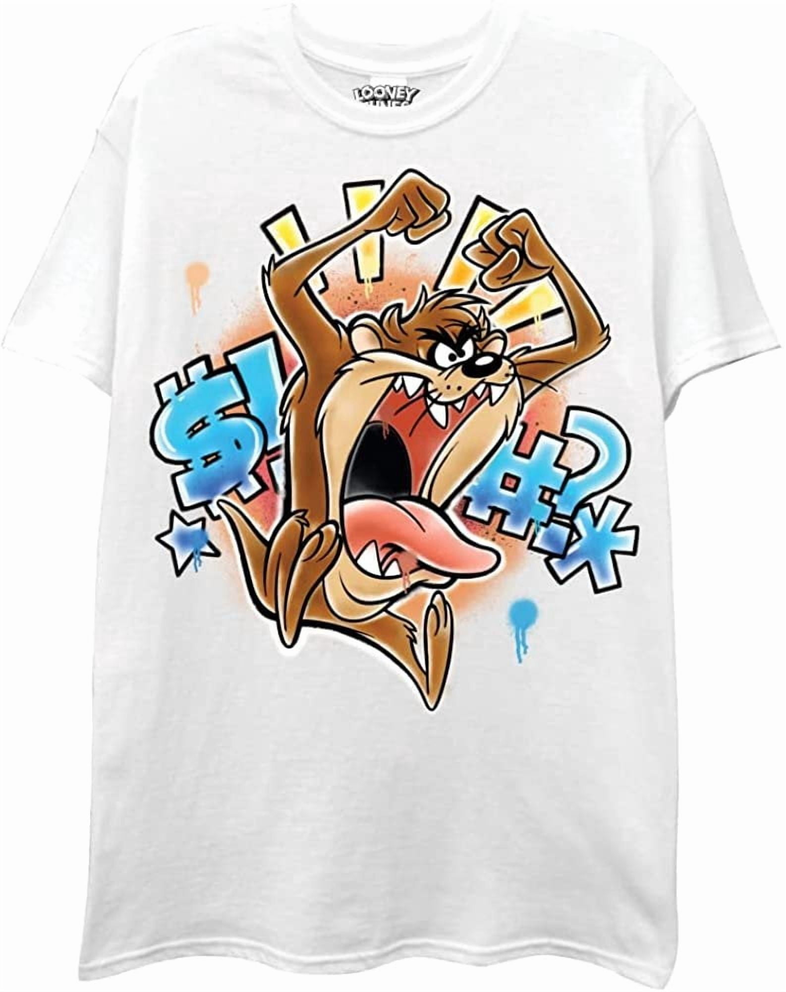 Warner Bros Tasmanian Devil Looney Tunes Men's Crewneck T-Shirt