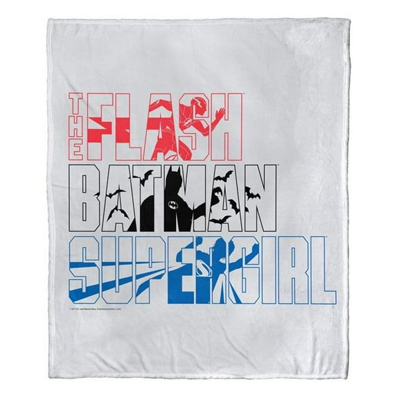 The Northwest 1TFL-23600-0050-OOF 50 x 60 in. Warner Bros. the Flash Trifecta Silk Touch Throw Blanket