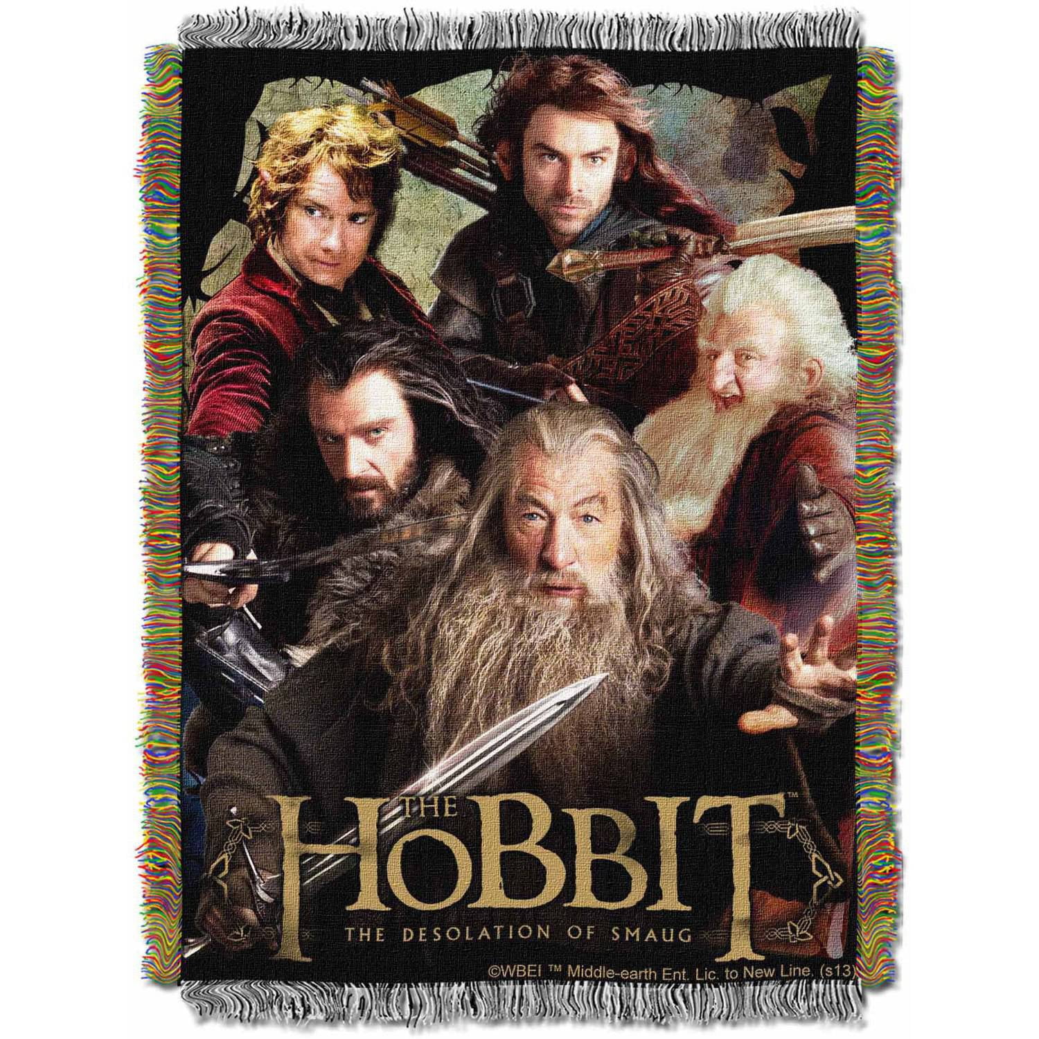 Warner Bros. The Hobbit "Fighting Company" 48" x 60" Woven Tapestry Throw