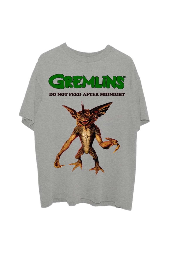 Warner Bros Unisex T-Shirt Gremlins Stripe Do Not Feed (Large)