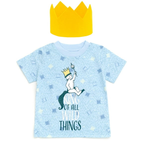 Warner Bros. Where the Wild Things Are Max Cosplay T-Shirt and Crown Infant to Toddler