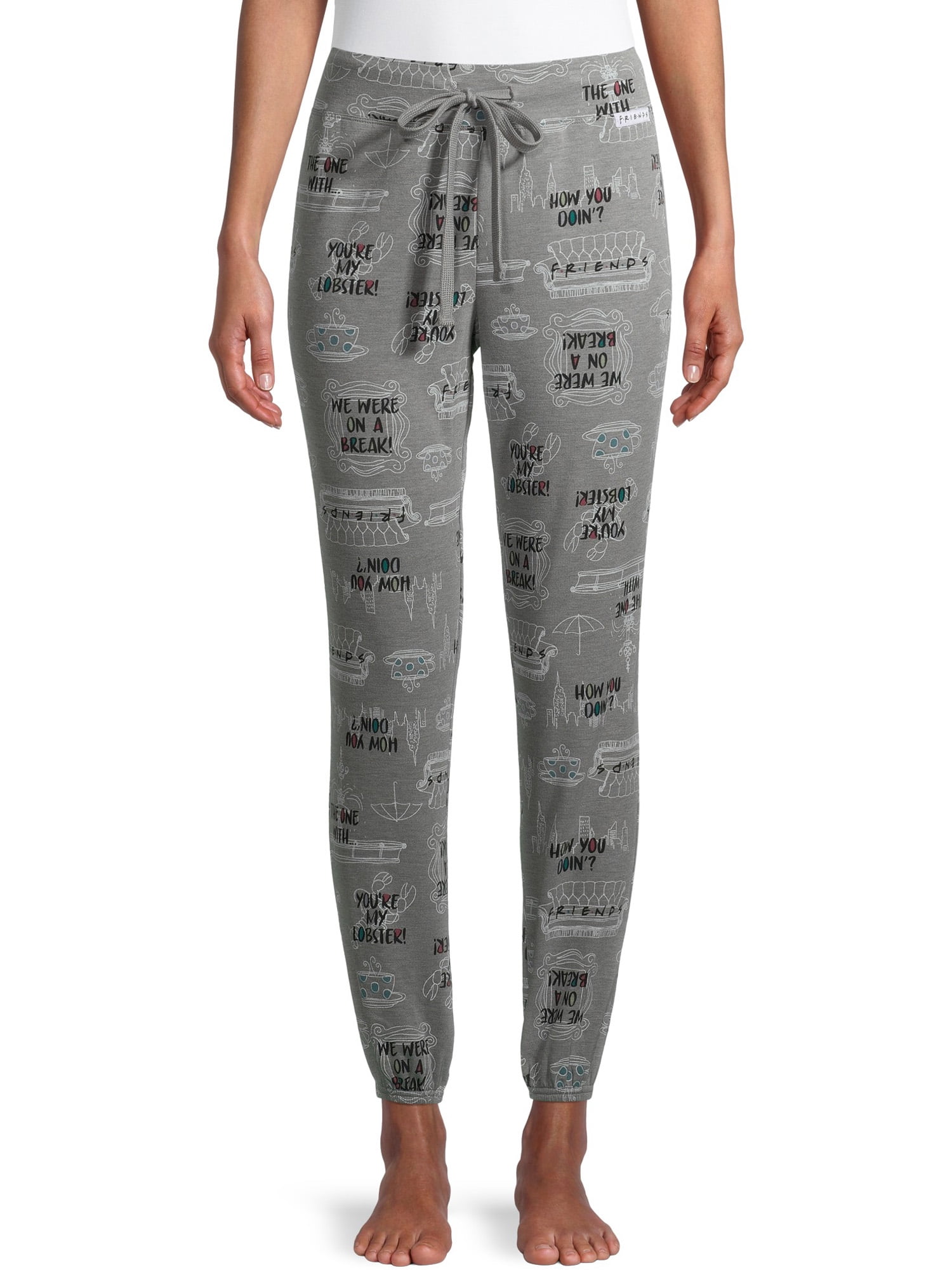 Women s and Women s Plus Warner Bros. Women s Friends Joggers Walmart