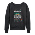 thumbnail image 1 of Warner Bros. - Women's Lightweight French Terry Wide Neck Long Sleeve Graphic Shirt, 1 of 5