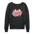 thumbnail image 1 of Warner Bros. - Women's Lightweight French Terry Wide Neck Long Sleeve Graphic Shirt, 1 of 5