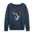 thumbnail image 1 of Warner Bros. - Women's Lightweight French Terry Wide Neck Long Sleeve Graphic Shirt, 1 of 5