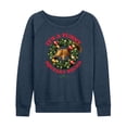 thumbnail image 1 of Warner Bros. - Women's Lightweight French Terry Wide Neck Long Sleeve Graphic Shirt, 1 of 5