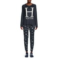 thumbnail image 1 of Warner Bros. Women's and Women's Plus Size Harry Potter Top, Pants and Socks Sleep Set, 3-Piece, 1 of 5