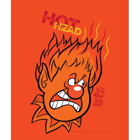 Warner Bros Year Without A Santa Claus Hot Head Kids Silk Touch Throw Blanket