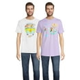 Warner Brothers 100th Men's & Big Men's Graphic Tee Shirts, 2Pack, S