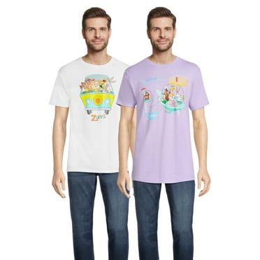 Warner Brothers 100th Men's & Big Men's Graphic Tee Shirts, 2-Pack, S-3XL