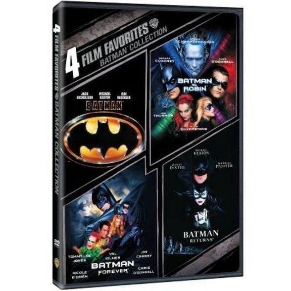 Warner Brothers 4 Film Favorites: Batman Dvd+dc Qf Ws Ex (DVD)