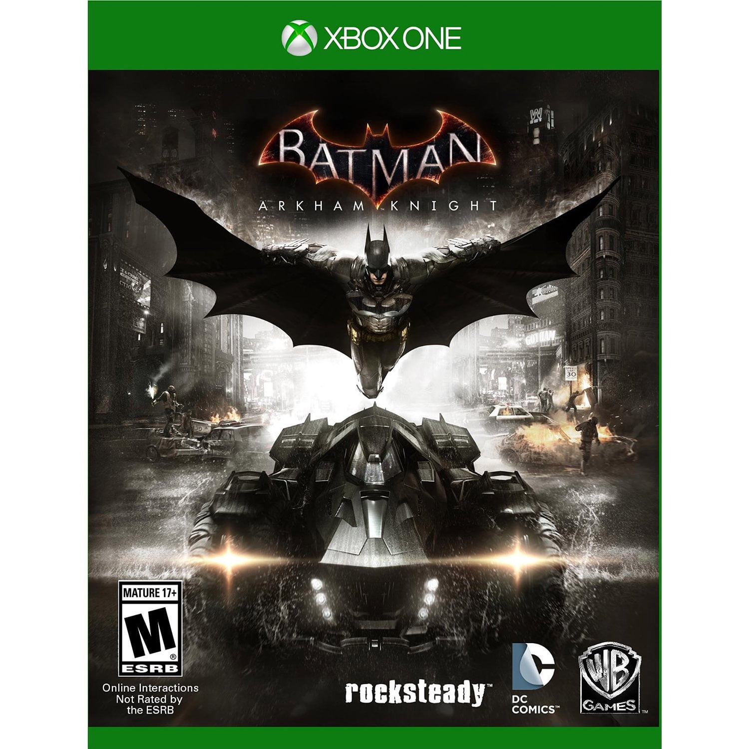 Batman Arkham Origins modern Xbox cover art (Xbox One/Xbox Series