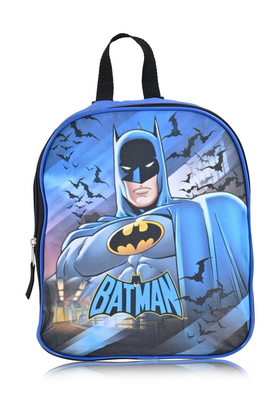 Warner Brothers Batman Boy's Mini Backpack- Blue