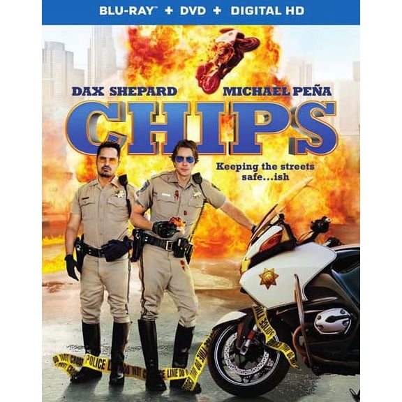 Warner Brothers Chips (2017) Bd+dvd+dc Std Ws