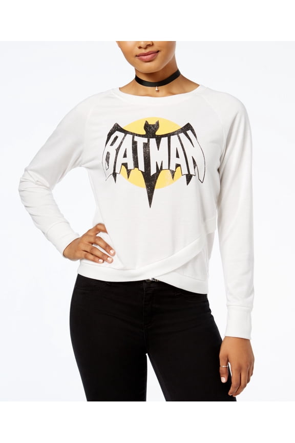 Warner Brothers Juniors Batman Sweatshirt White M