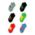 thumbnail image 1 of Warner Brothers Justice League Assorted Print 6 Pack No-Show Socks, 1 of 3