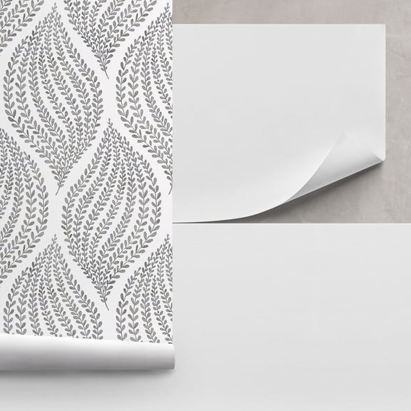 Warner Foster Off White 20.5-in Unpasted Liner Liner Unpasted Heavy Weight Paper Wallpaper, 20.5-in by 33-ft, 56.4 sq. ft.