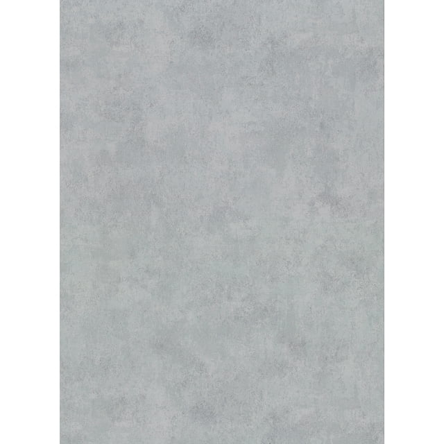 Warner Hereford Pewter Faux Plaster Wallpaper, 27-in by 27-ft, 60.8 sq. ft