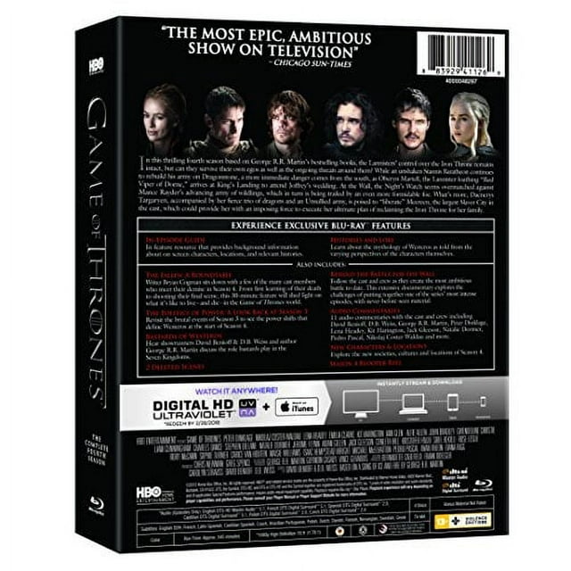 Warner Home Video Game Of Thrones: The Complete Fourth Season (Blu-ray DVD)