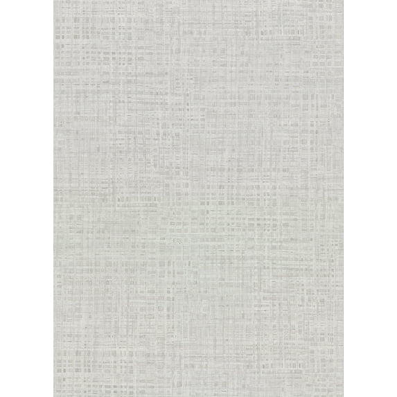 Warner Montgomery Light Grey Faux Grasscloth Wallpaper, 27-in by 27-ft, 60.8 sq. ft