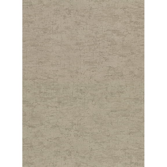 Warner Pembroke Brown Faux Plaster Wallpaper, 27-in by 27-ft, 60.8 sq. ft