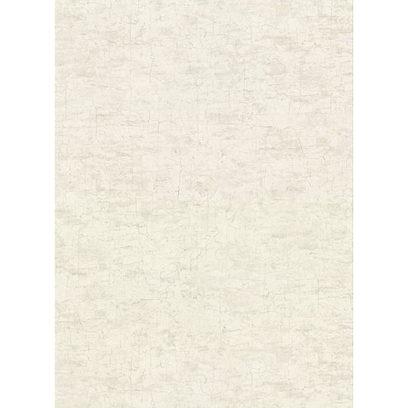 Warner Pembroke Off-White Faux Plaster Wallpaper, 27-in by 27-ft, 60.8 sq. ft