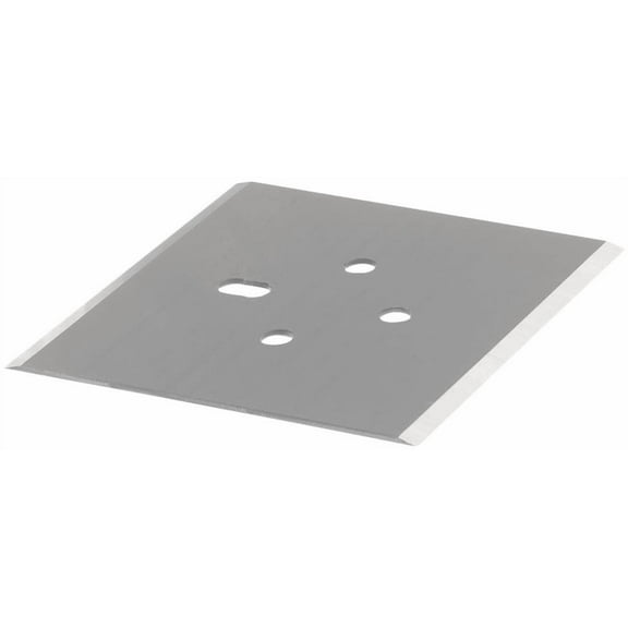 Warner Replacement Scraper Blade Strip 'N' Clean - Chiseled Edge Steel - 5 Pack, 4 In, Silver